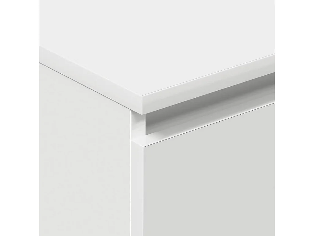 Buffet Blanc 60x35x98,5 cm Bois d'ingénierie