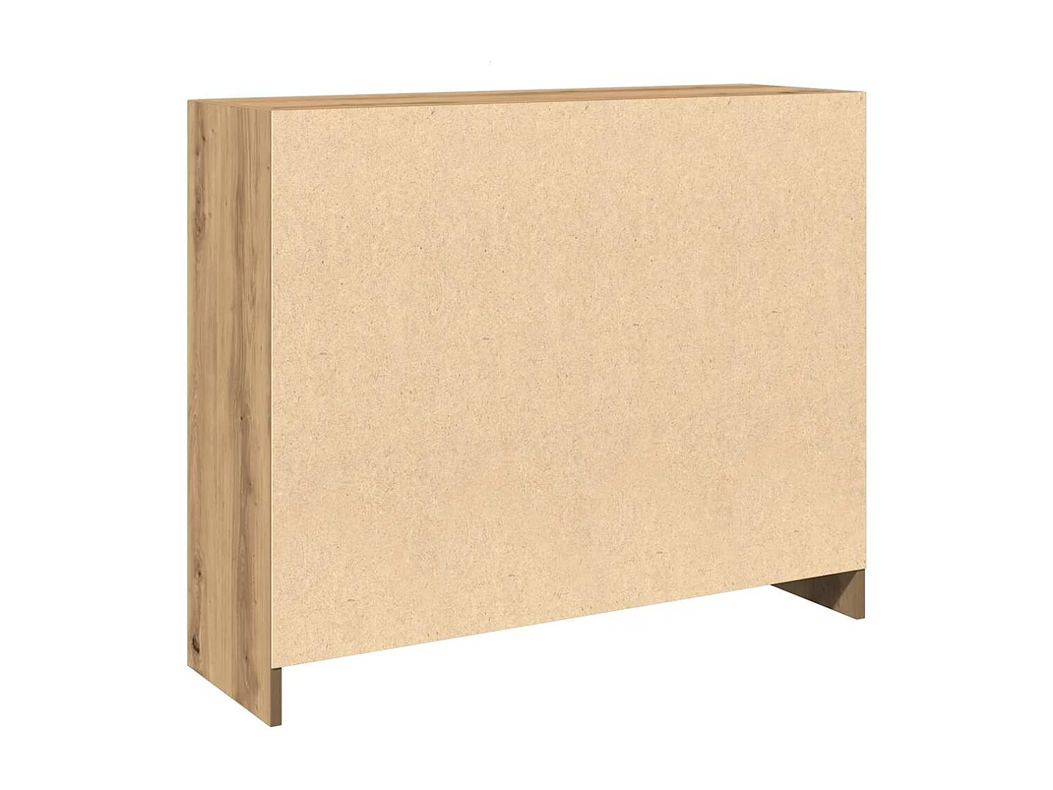 Aparador de roble artesanal 91x28x75 cm madera de ingeniería