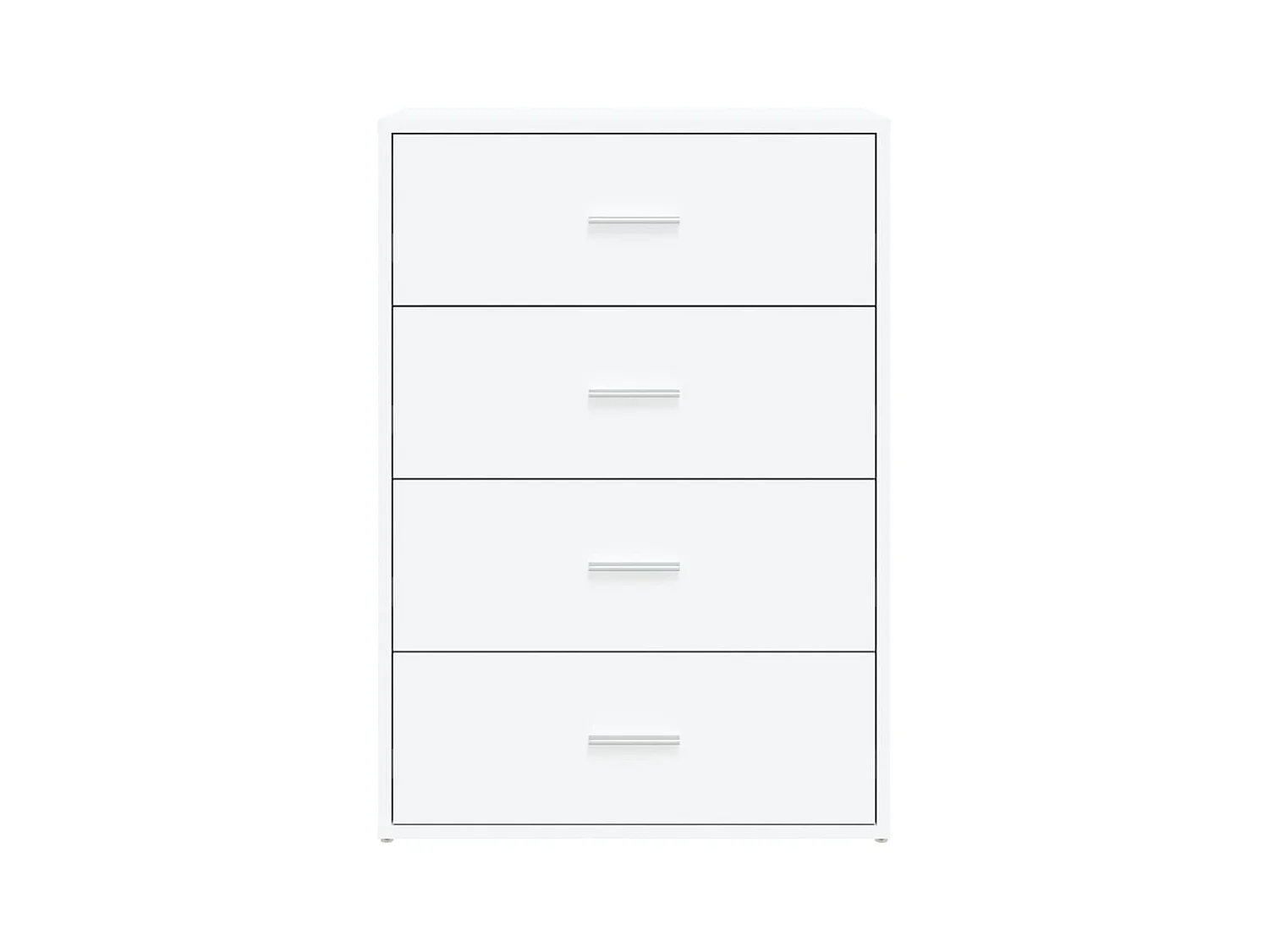 Buffet blanc 60x31x84 cm bois d'ingénierie