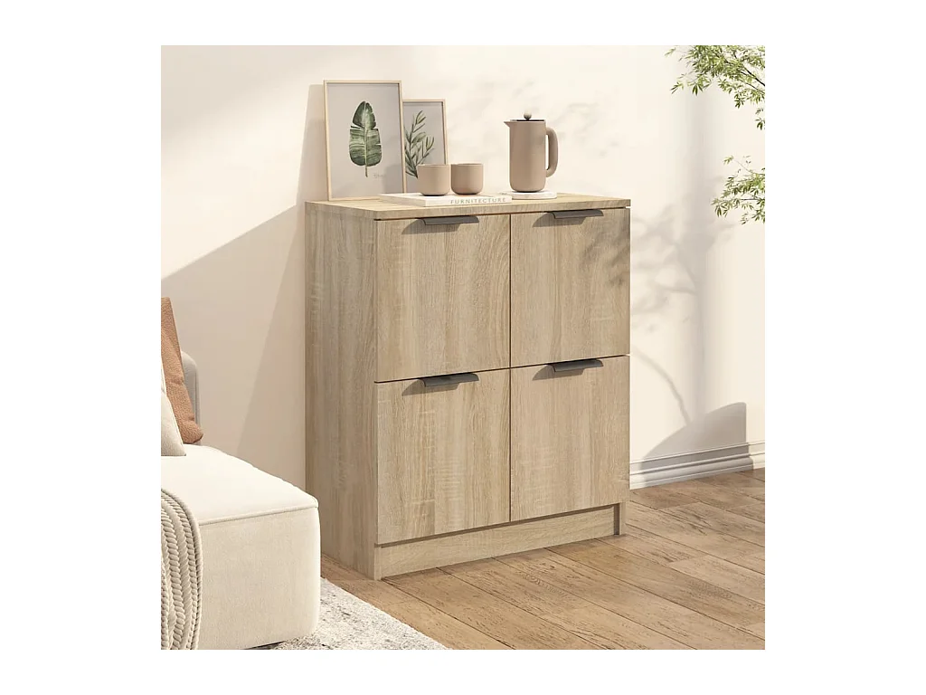 Buffet Chêne sonoma 60x30x70 cm Bois d'ingénierie