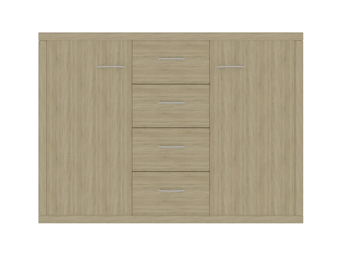 Buffet Chêne sonoma 88x30x65 cm Bois d'ingénierie