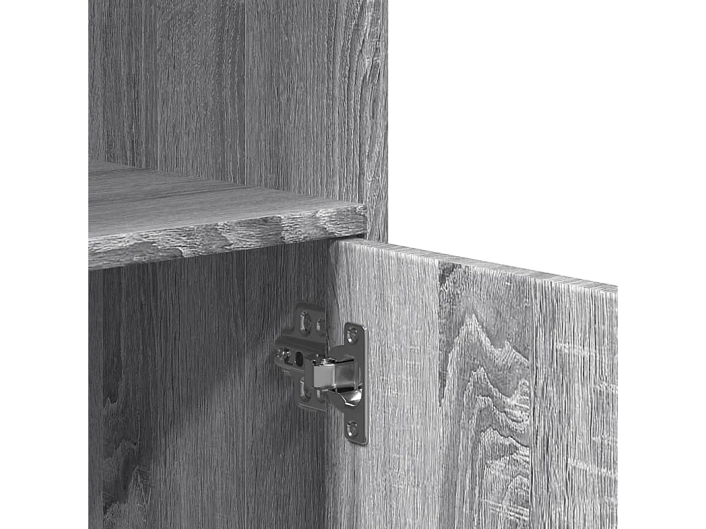 Armario rodante Sonoma gris 55x40x91 cm madera de ingeniería