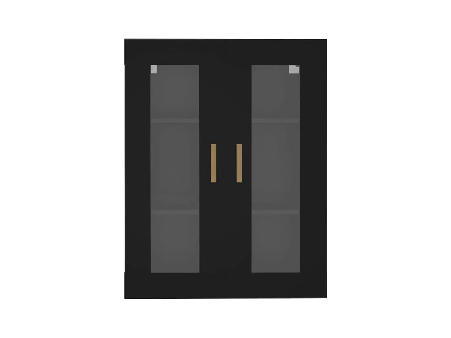 Armoire murale suspendue Noir 69,5x34x90 cm