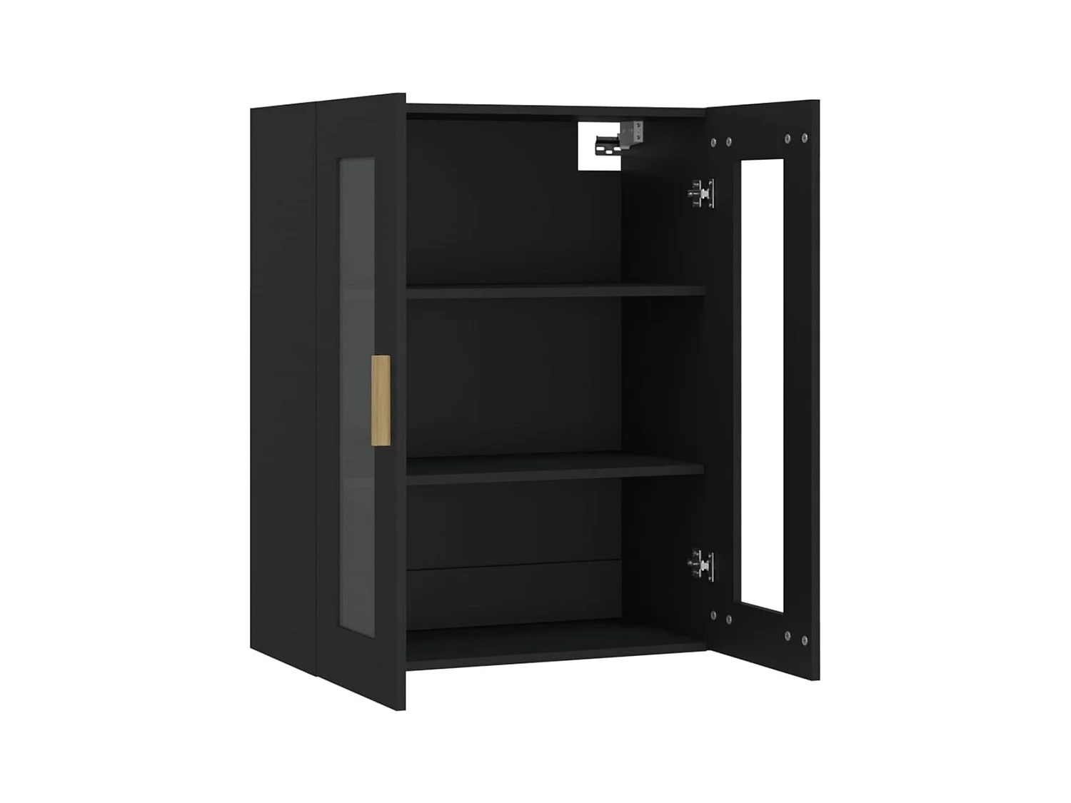 Armoire murale suspendue Noir 69,5x34x90 cm