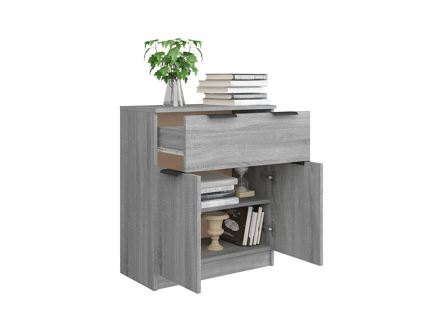 Buffet Sonoma gris 60x30x70 cm Bois d'ingénierie