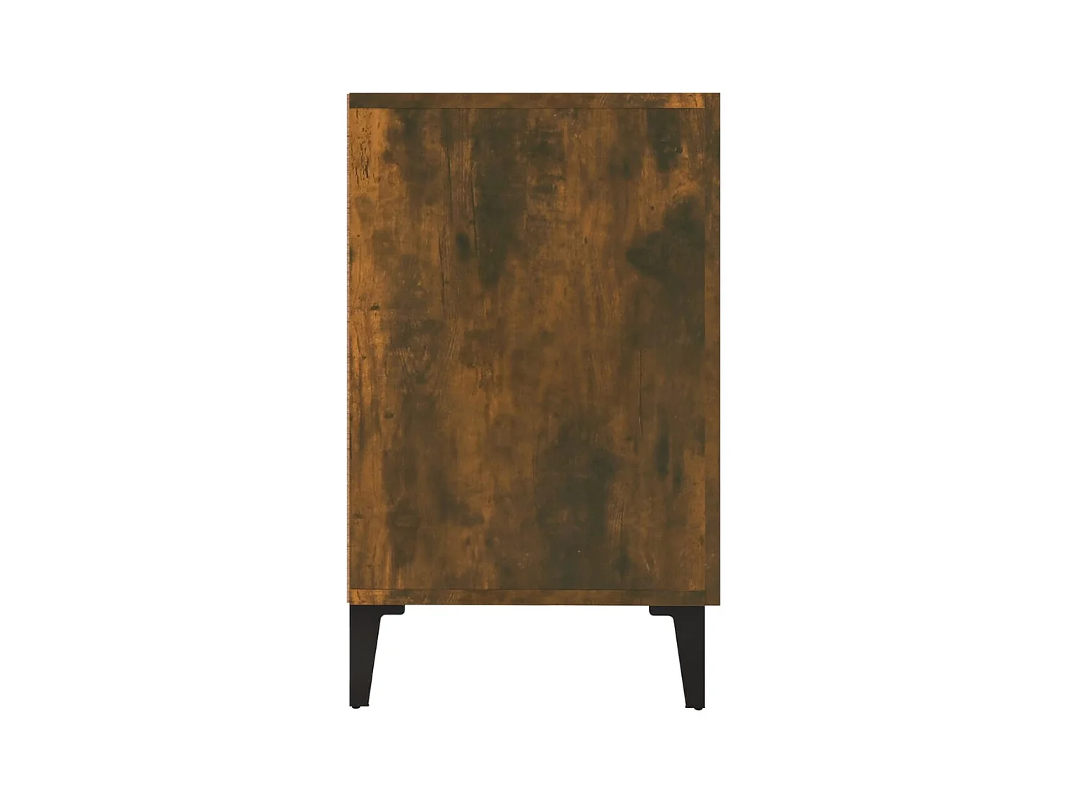 Buffet chêne fumé 100x36x60 cm bois d'ingénierie