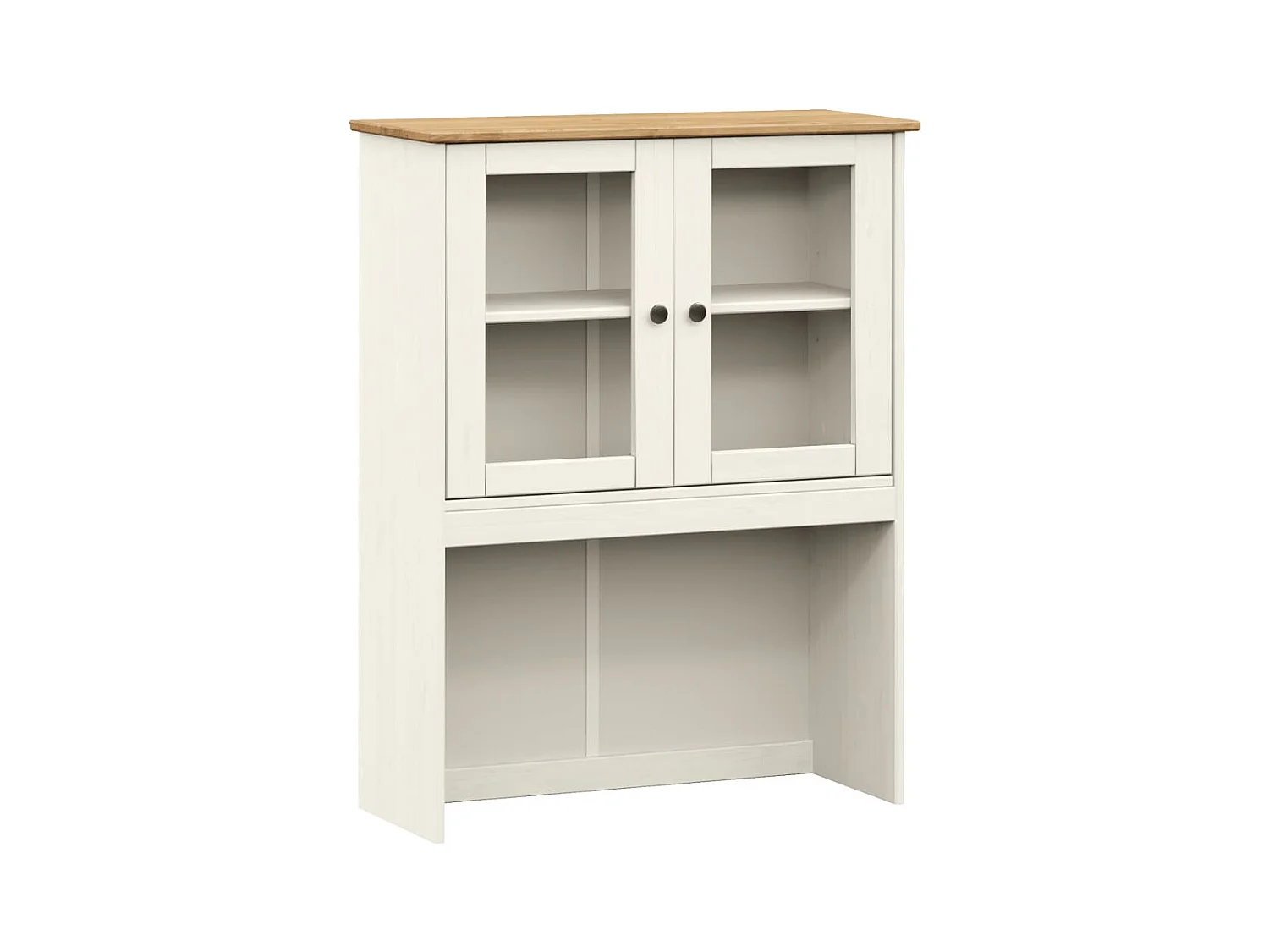 Dessus de commode VIGO blanc 78x30x100 cm bois massif de pin
