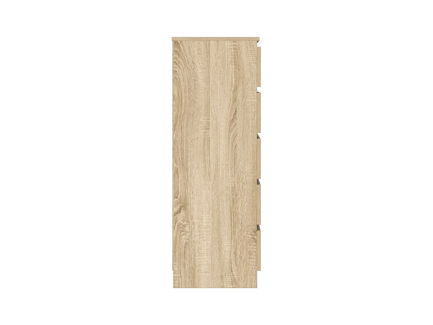 Sonoma eiken ladekast 60x36x103 cm bewerkt hout
