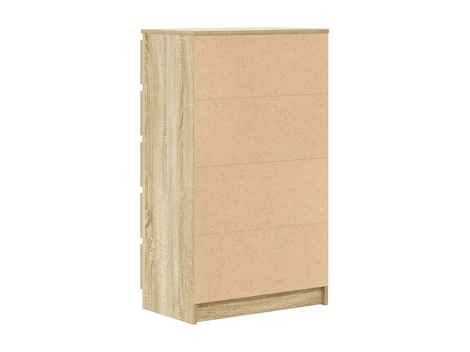 Sonoma eiken ladekast 60x36x103 cm bewerkt hout