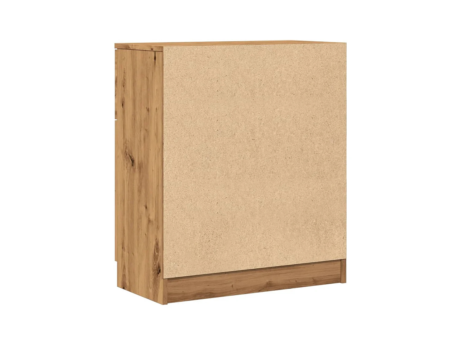 Buffet chêne artisanal 60x30x70 cm bois d'ingénierie