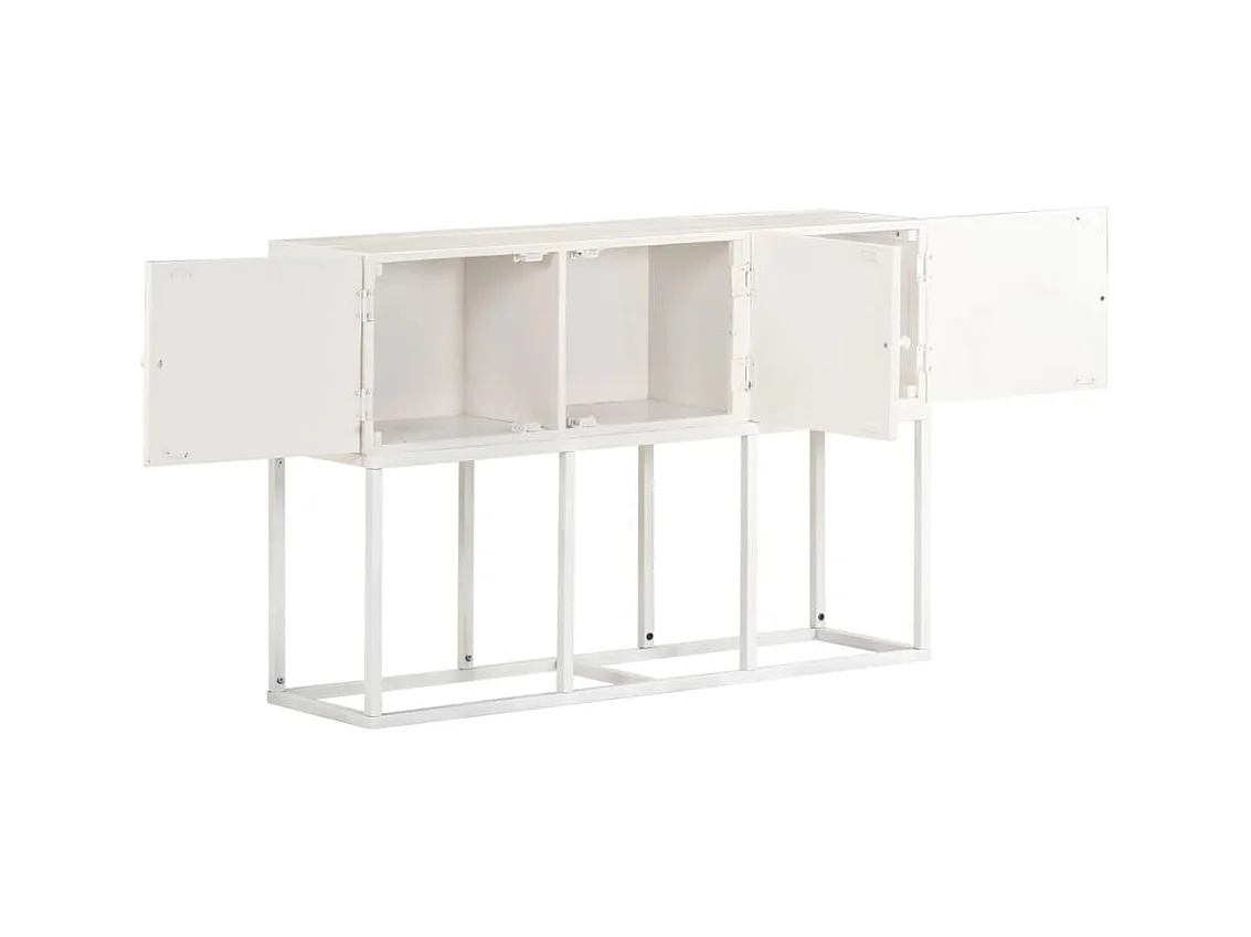 Credenza 115x30x76 cm Legno massello di mango