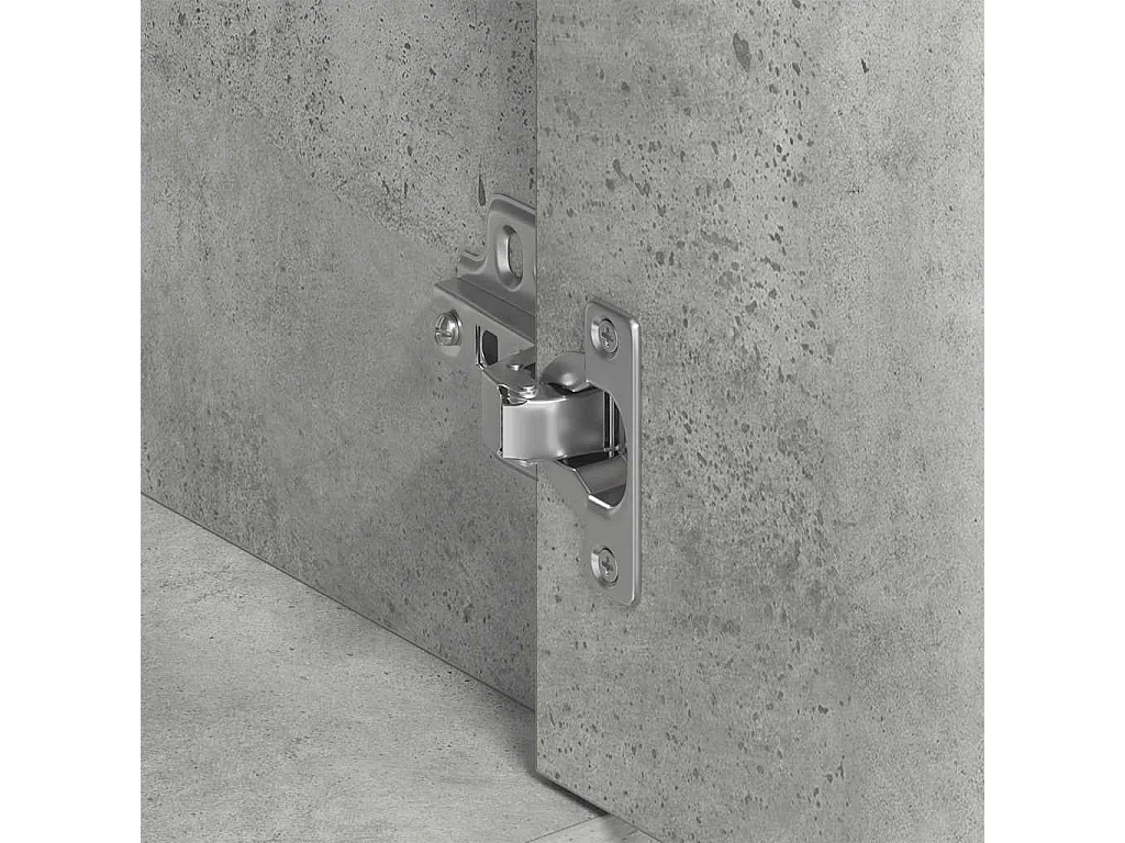 Buffet Gris béton 88x30x70 cm Bois d'ingénierie