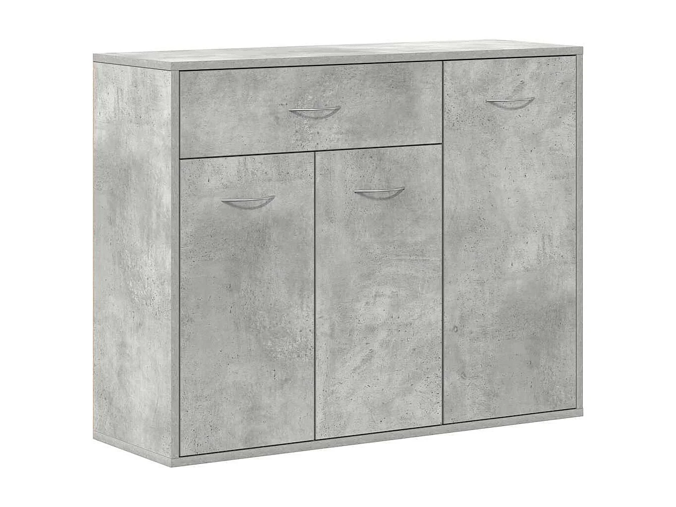 Buffet Gris béton 88x30x70 cm Bois d'ingénierie