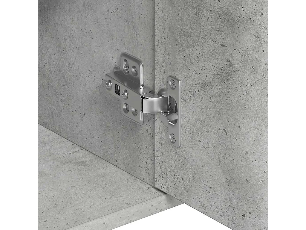 Buffet Gris béton 88x30x70 cm Bois d'ingénierie