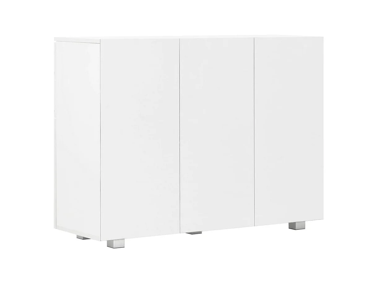 Buffet Blanc brillant 107x35x80,5 cm