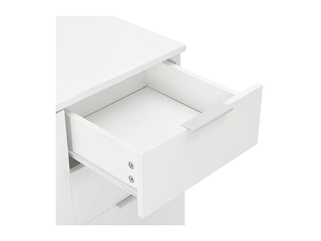 Buffet Blanc brillant 107x35x80,5 cm