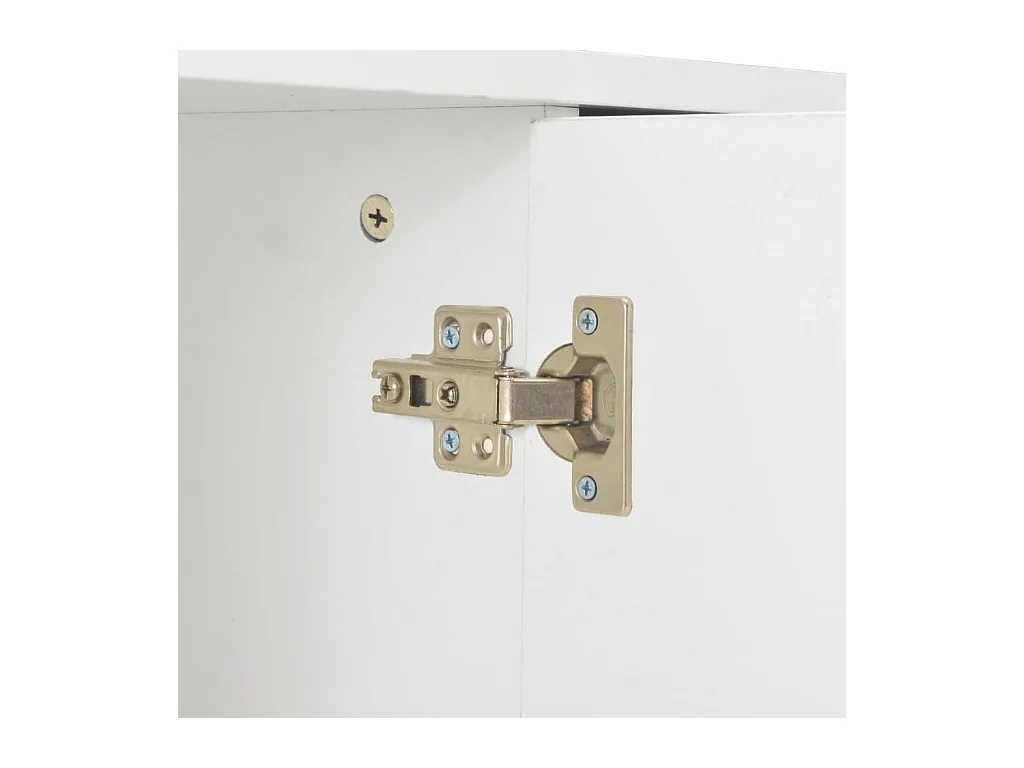 Buffet Blanc brillant 107x35x80,5 cm