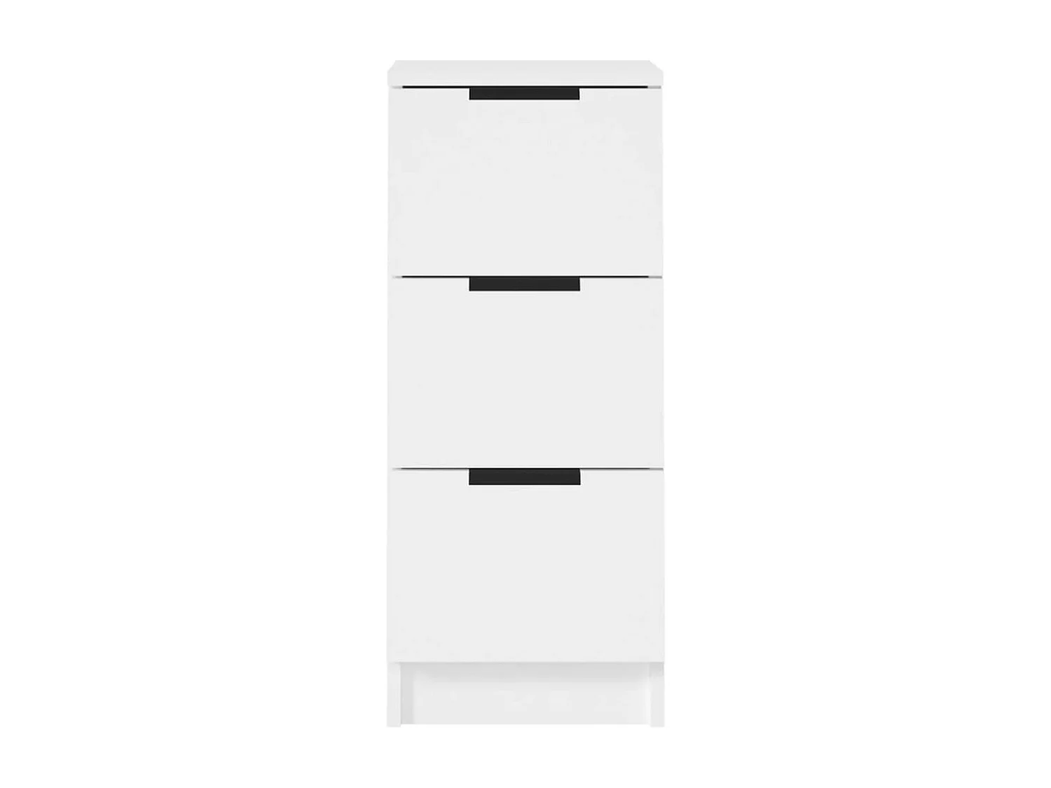 Buffet Blanc 30x30x70 cm Bois d'ingénierie