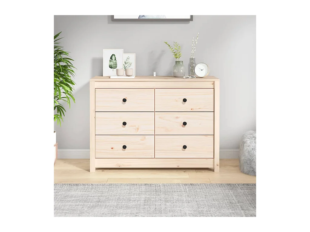 Armoire latérale 100x40x72 cm Bois de pin massif