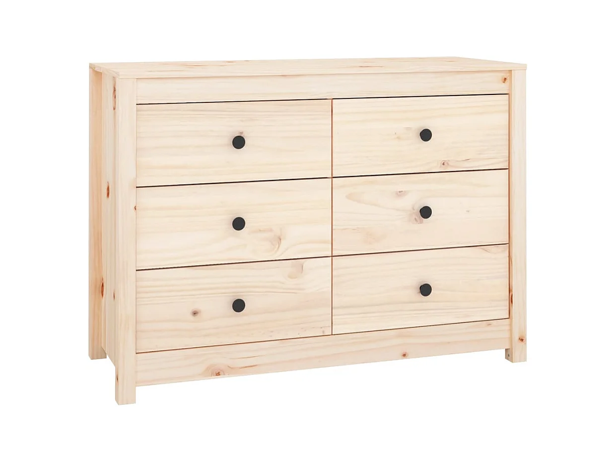 Armoire latérale 100x40x72 cm Bois de pin massif