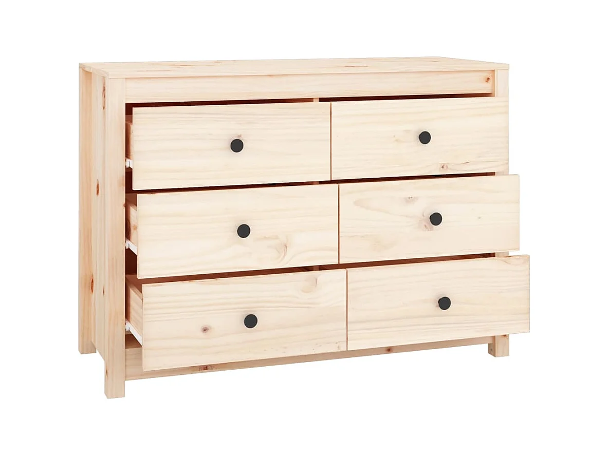 Armoire latérale 100x40x72 cm Bois de pin massif