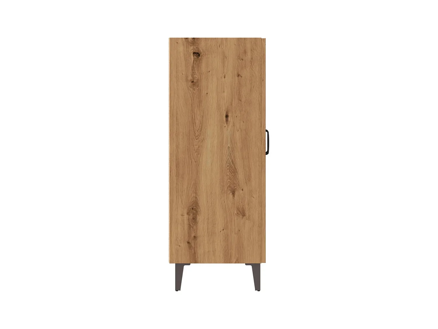 Credenza artigianale in rovere 70x34x90 cm in legno ingegnerizzato
