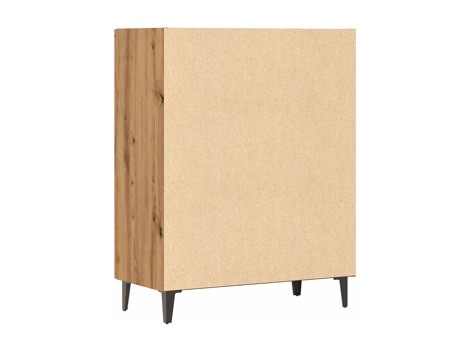 Buffet chêne artisanal 70x34x90 cm bois d'ingénierie