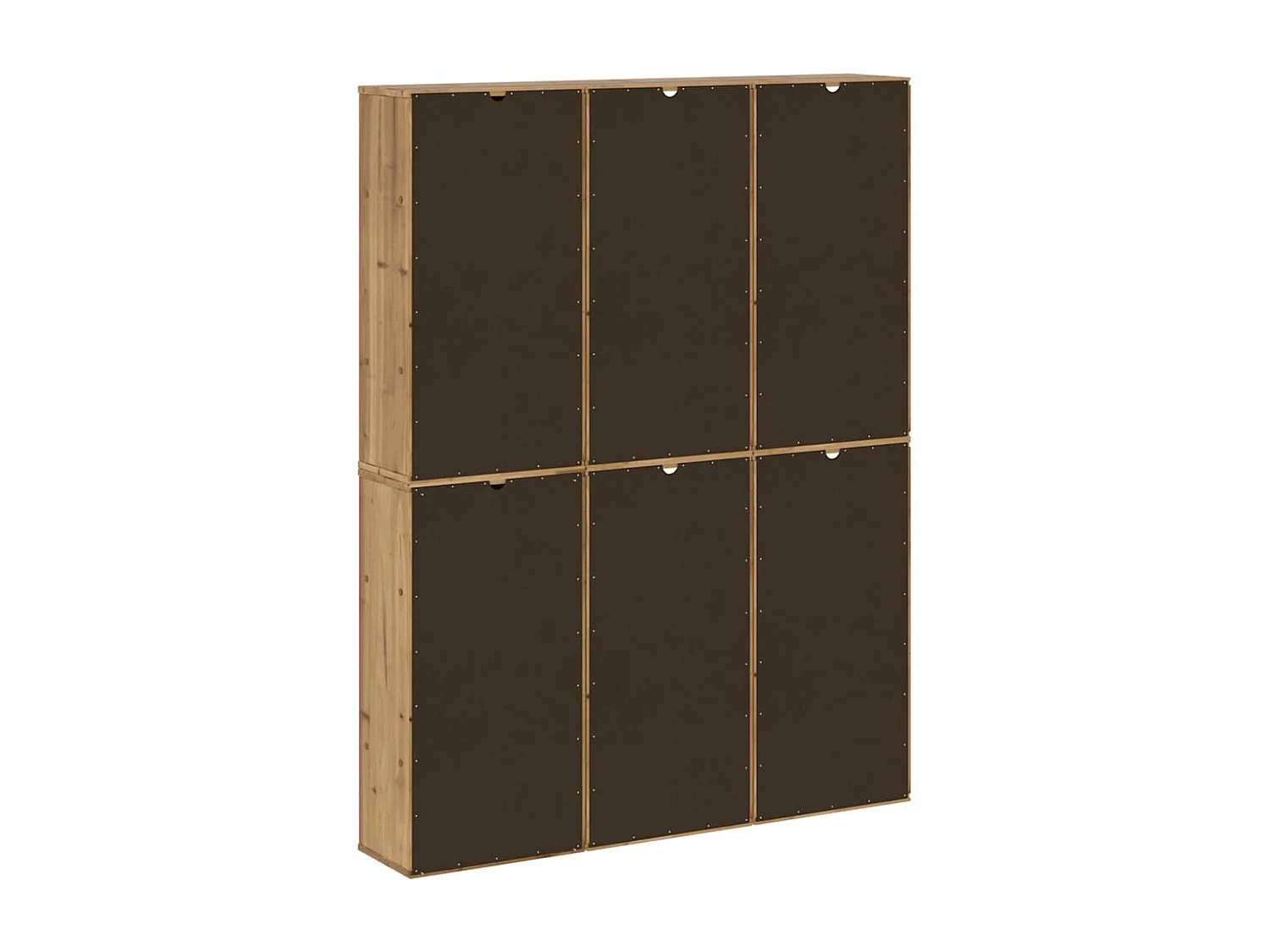 Armoires latérales 6 pcs ODDA 40x24x79 cm bois massif pin