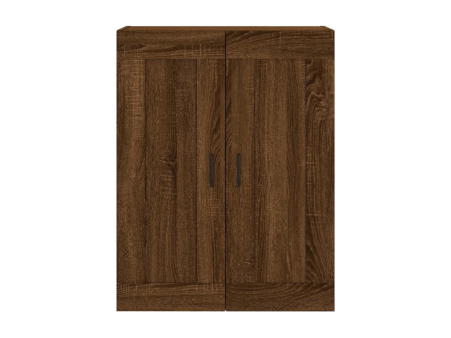 Brauner Eichen-Wandschrank 69,5x34x90 cm Holzwerkstoff