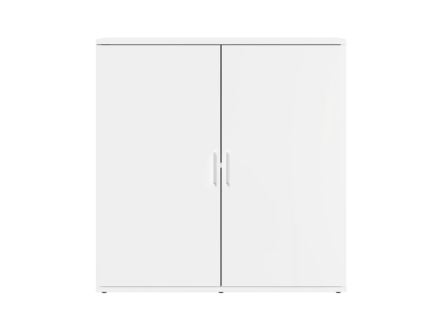 Buffets 2 pcs blanc 79x38x80 cm bois d’ingénierie