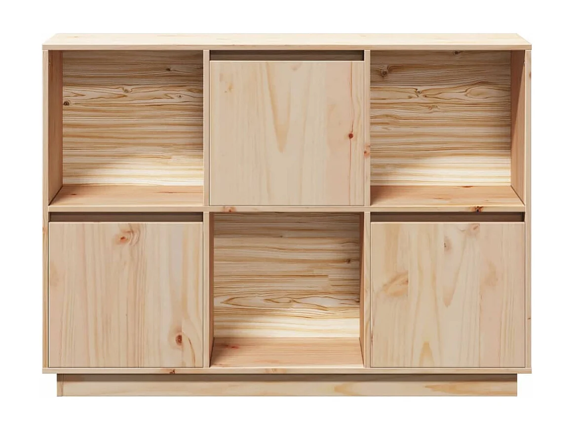 Buffet 110,5x35x80 cm Bois massif de pin