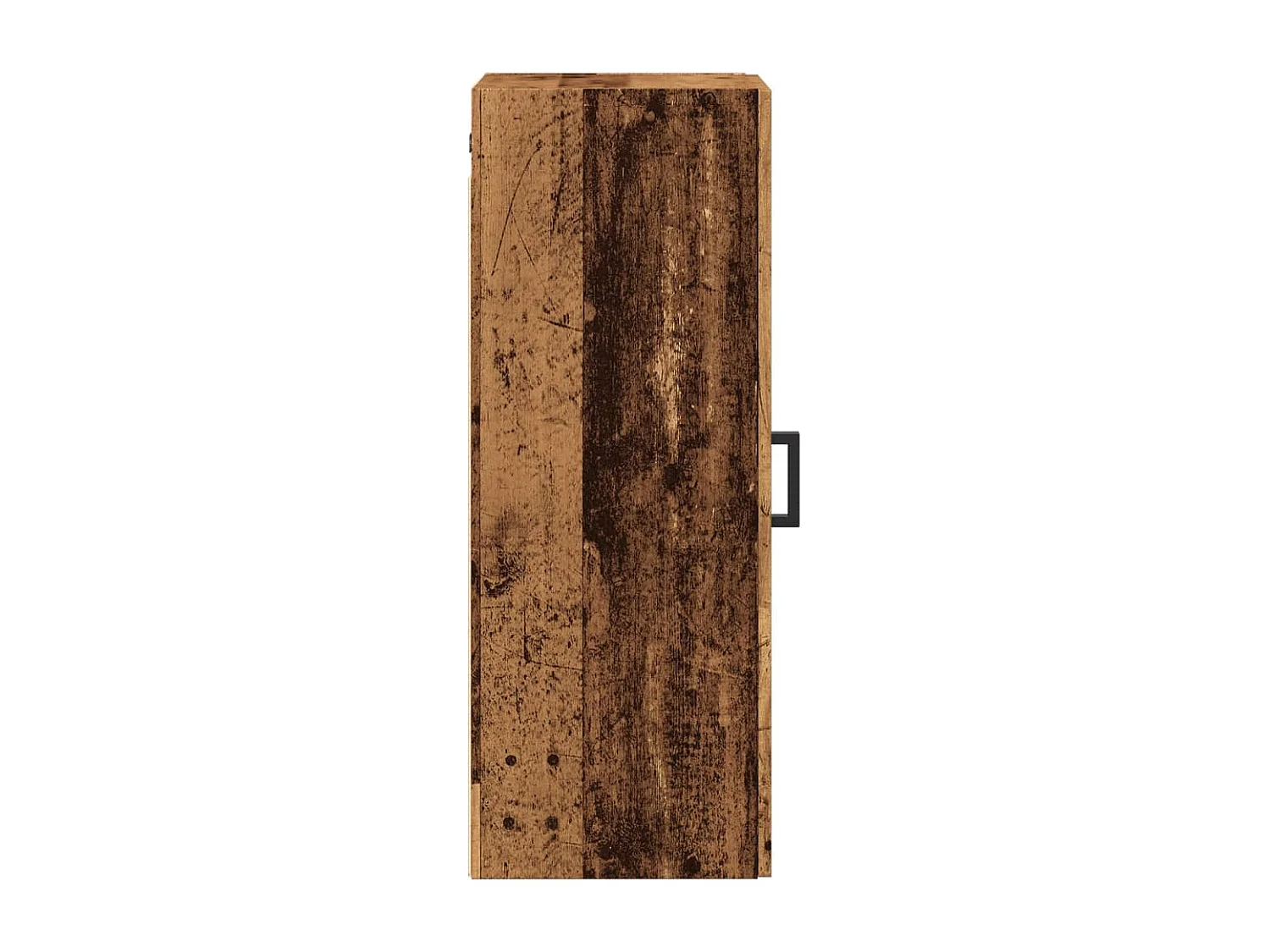 Wandkast oud hout 34,5x34x90 cm bewerkt hout