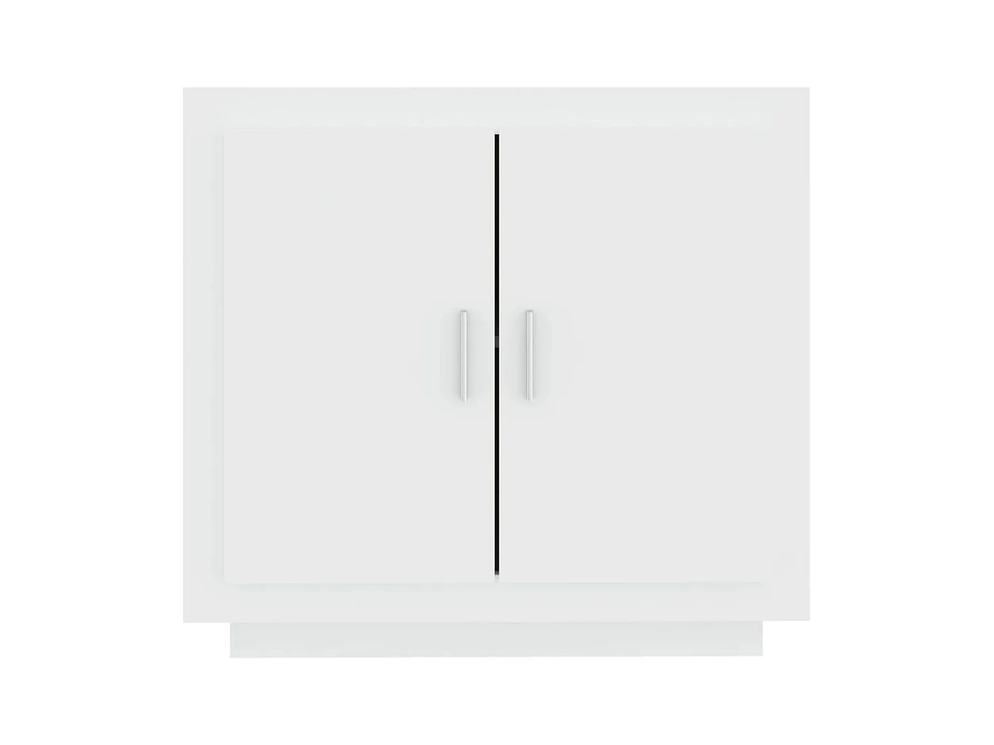 Buffet Blanc 80x40x75 cm Bois d'ingénierie