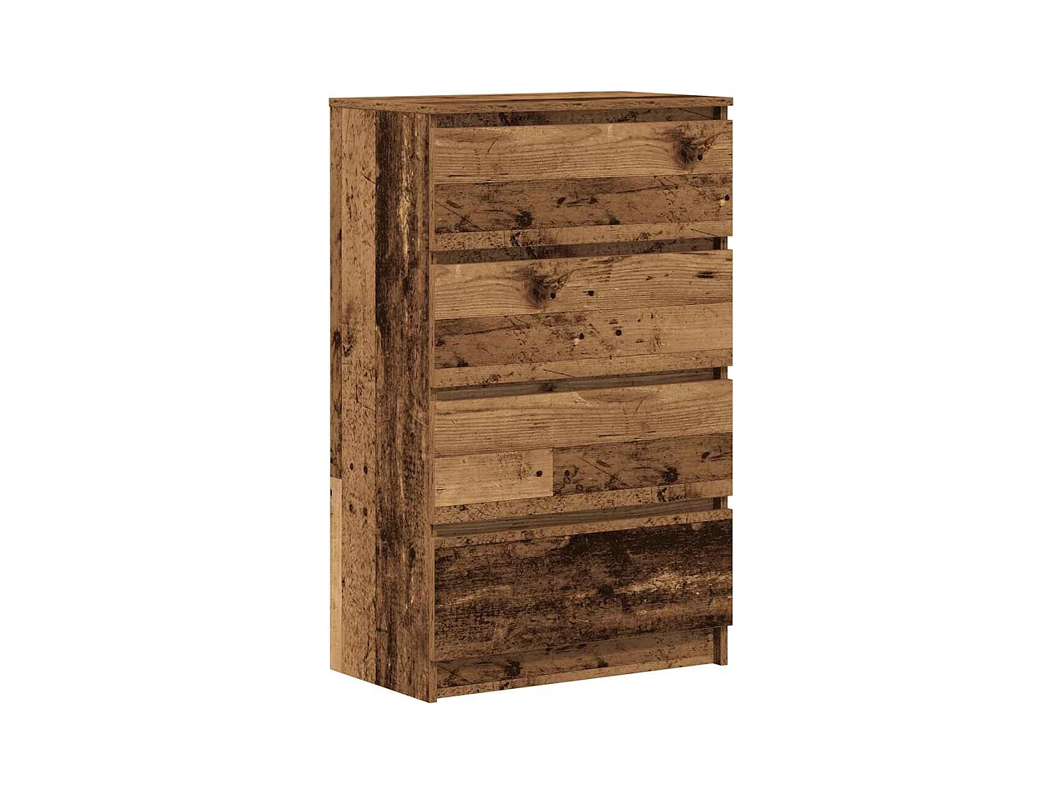 Buffet vieux bois 60x35x98,5 cm bois d'ingénierie