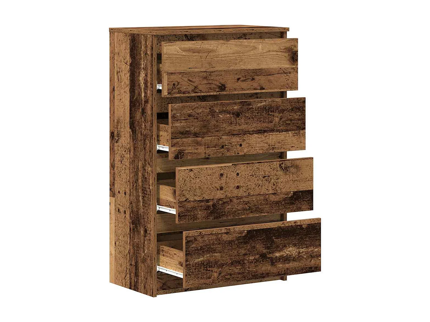 Buffet vieux bois 60x35x98,5 cm bois d'ingénierie