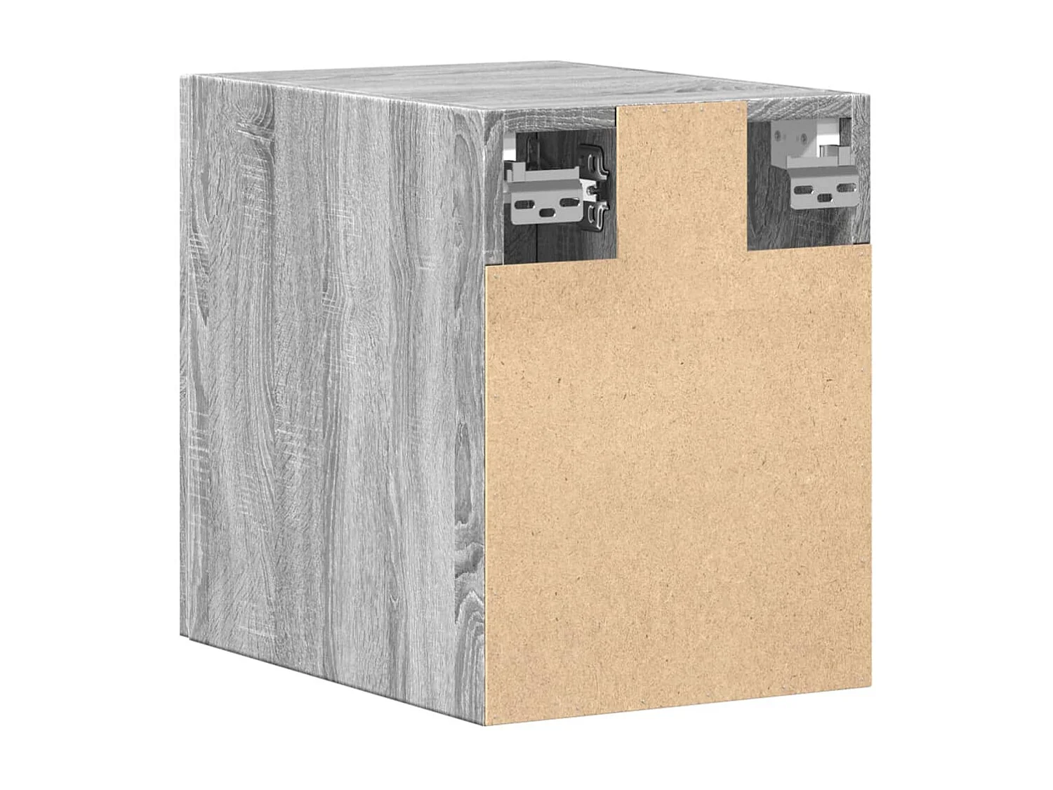 Armoire murale sonoma gris 30x42,5x40 cm bois d'ingénierie