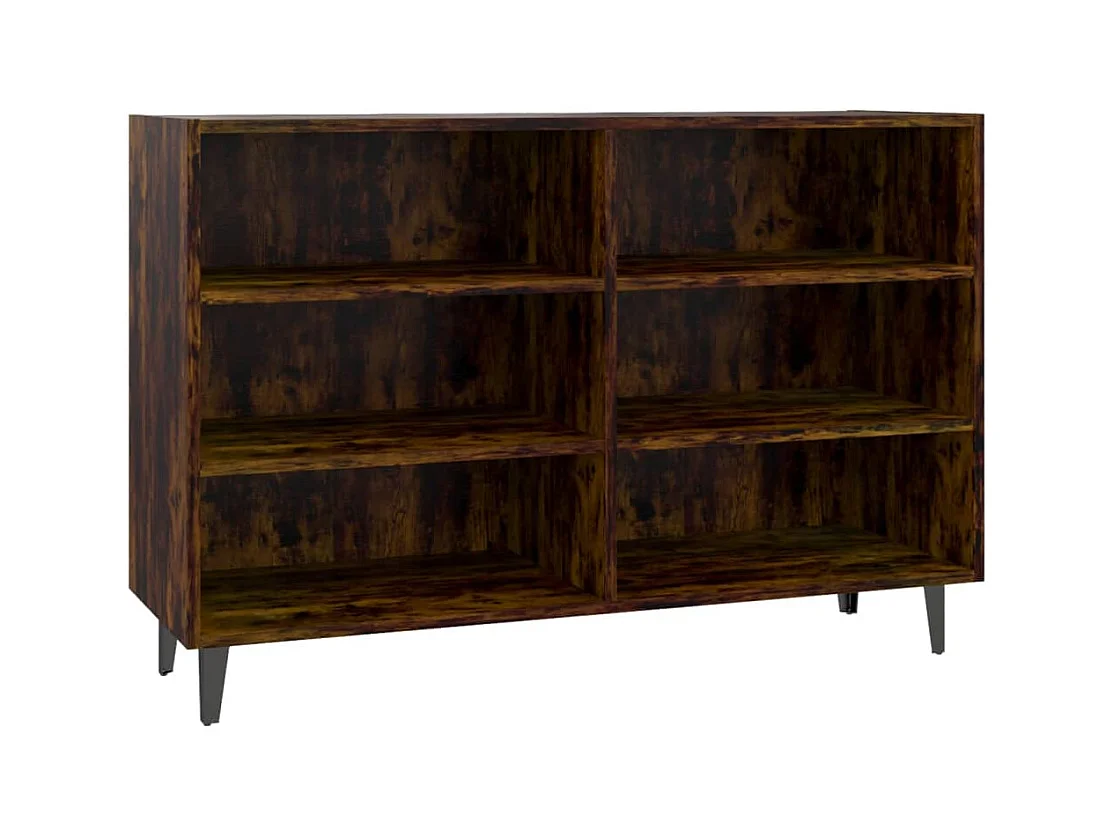 Gerookt eiken dressoir 103,5x35x70 cm bewerkt hout