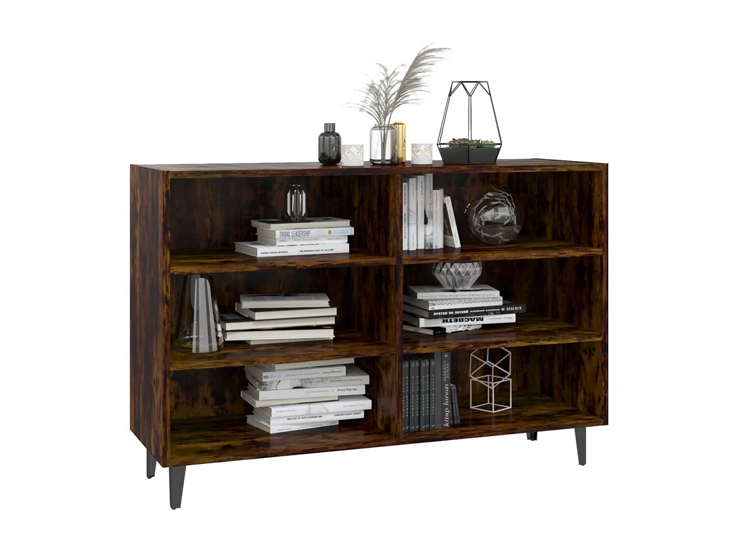 Buffet Chêne fumé 103,5x35x70 cm Bois d'ingénierie