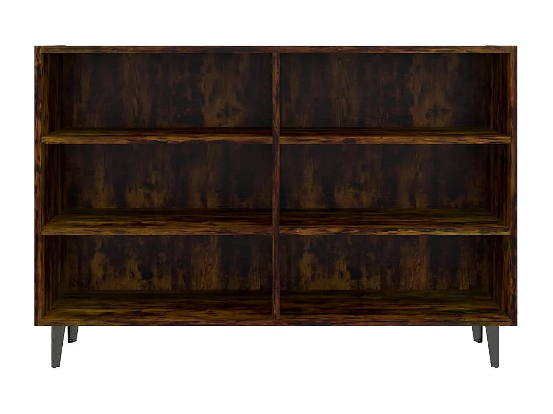 Buffet Chêne fumé 103,5x35x70 cm Bois d'ingénierie