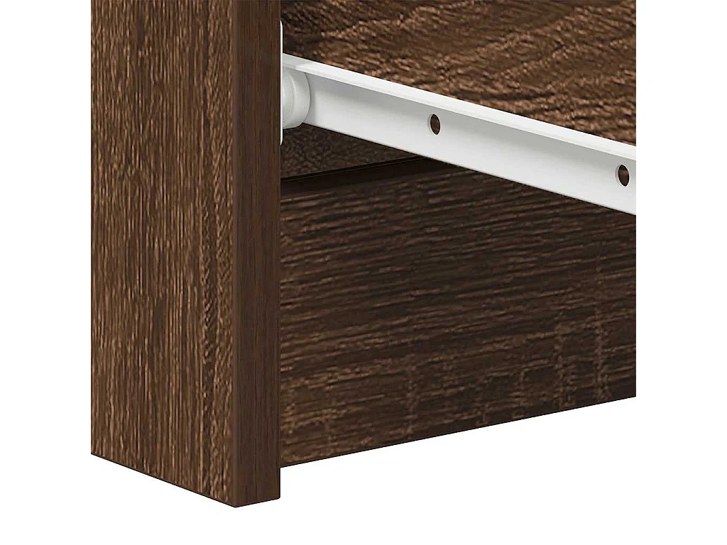 Buffet Chêne marron 60x35x98,5 cm Bois d'ingénierie