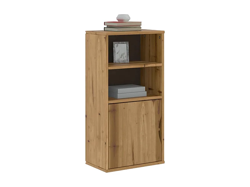 Armoire latérale ODDA 40x24x79 cm bois massif pin