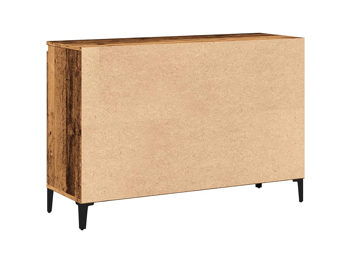 Buffet vieux bois 102x35x70 cm bois d'ingénierie