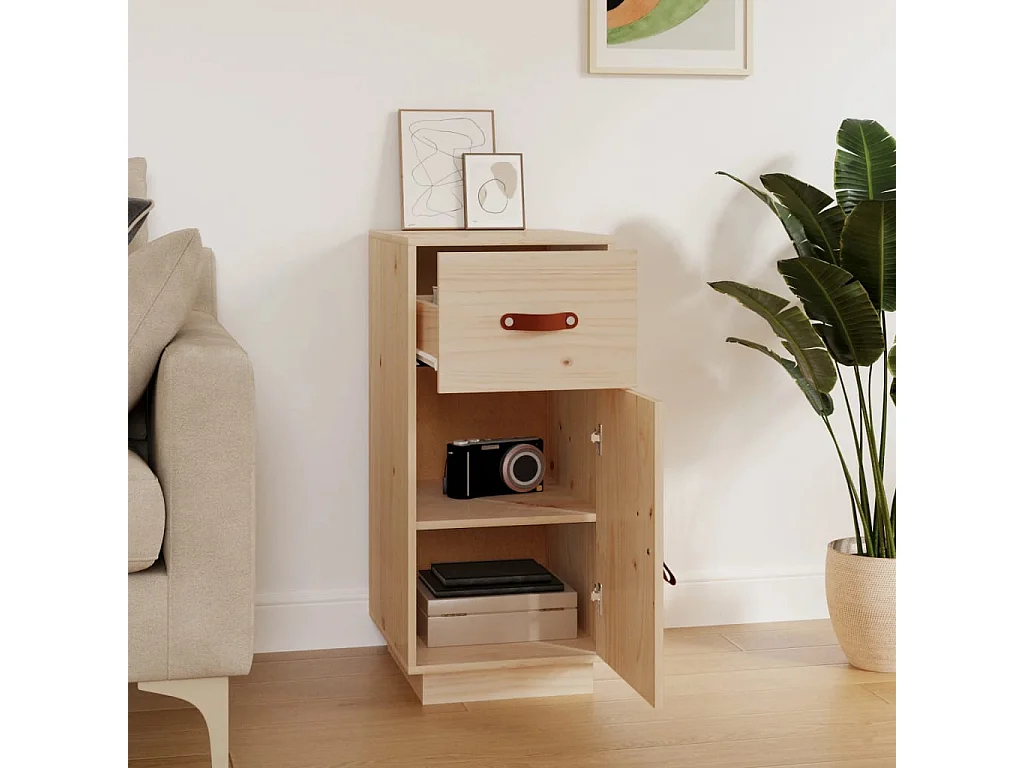 Buffet 34x40x75 cm Bois massif de pin