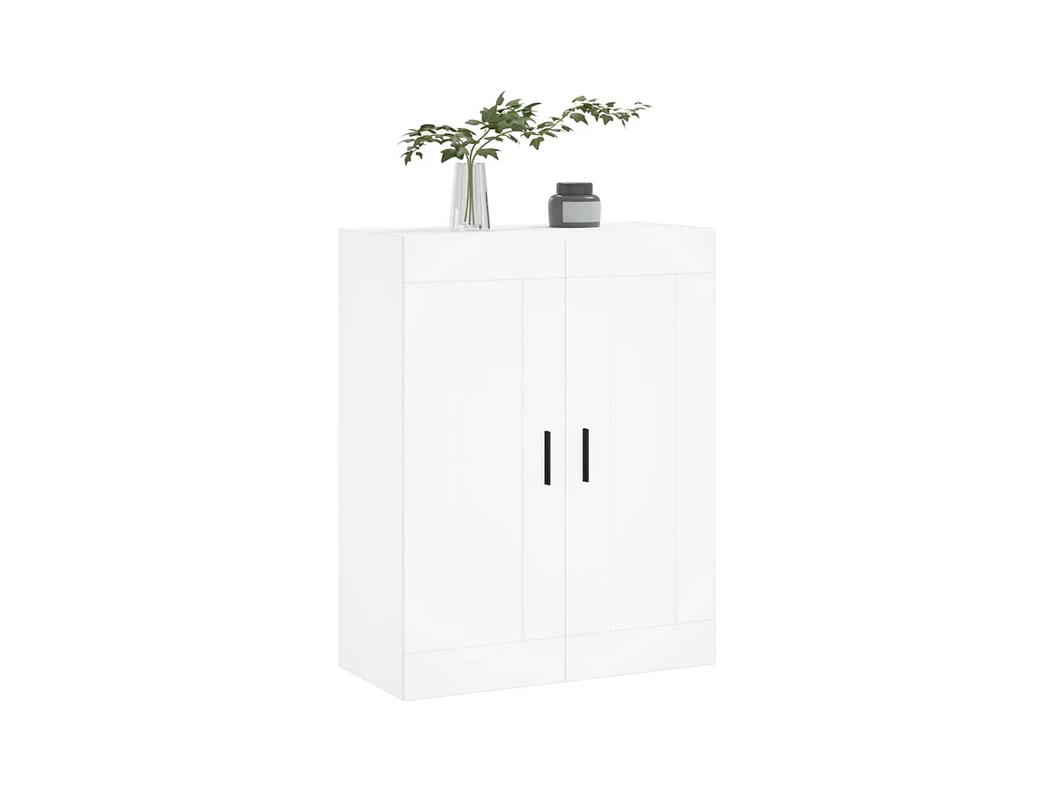 Armoire murale blanc 69,5x34x90 cm bois d'ingénierie