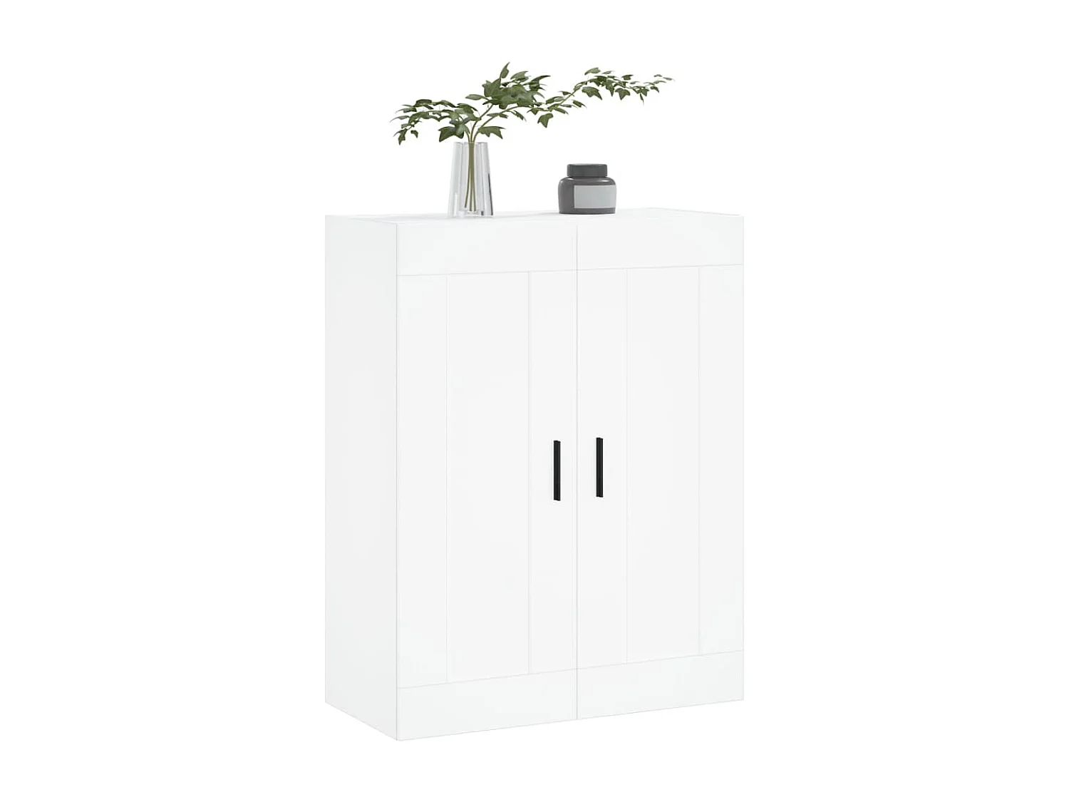 Armoire murale blanc 69,5x34x90 cm bois d'ingénierie