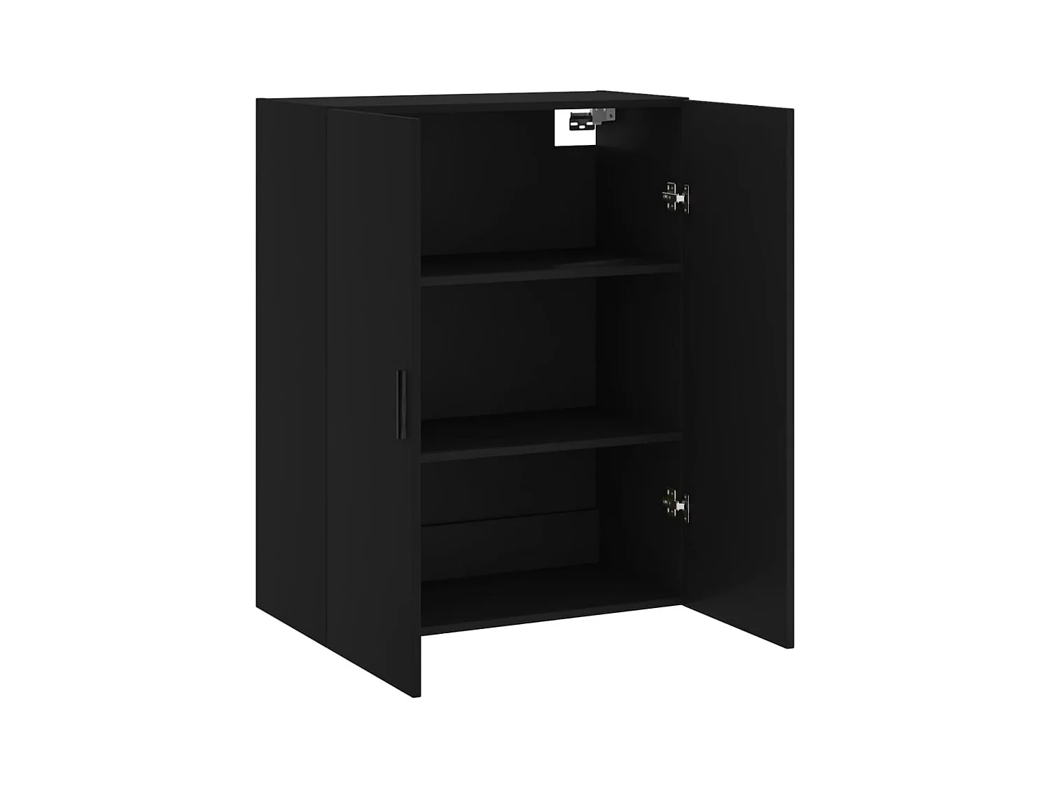 Armoire murale noir 69,5x34x90 cm