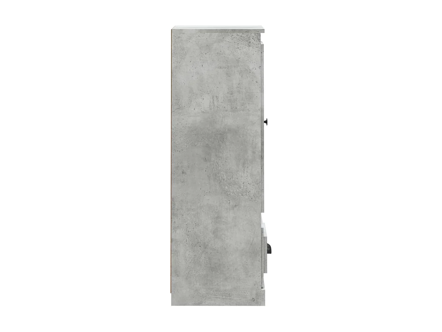 Buffet haut gris béton 36x35,5x103,5 cm bois d'ingénierie