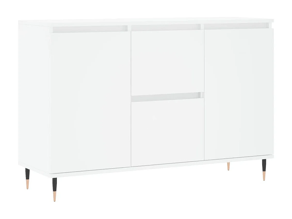 Buffet blanc 104x35x70 cm bois d'ingénierie