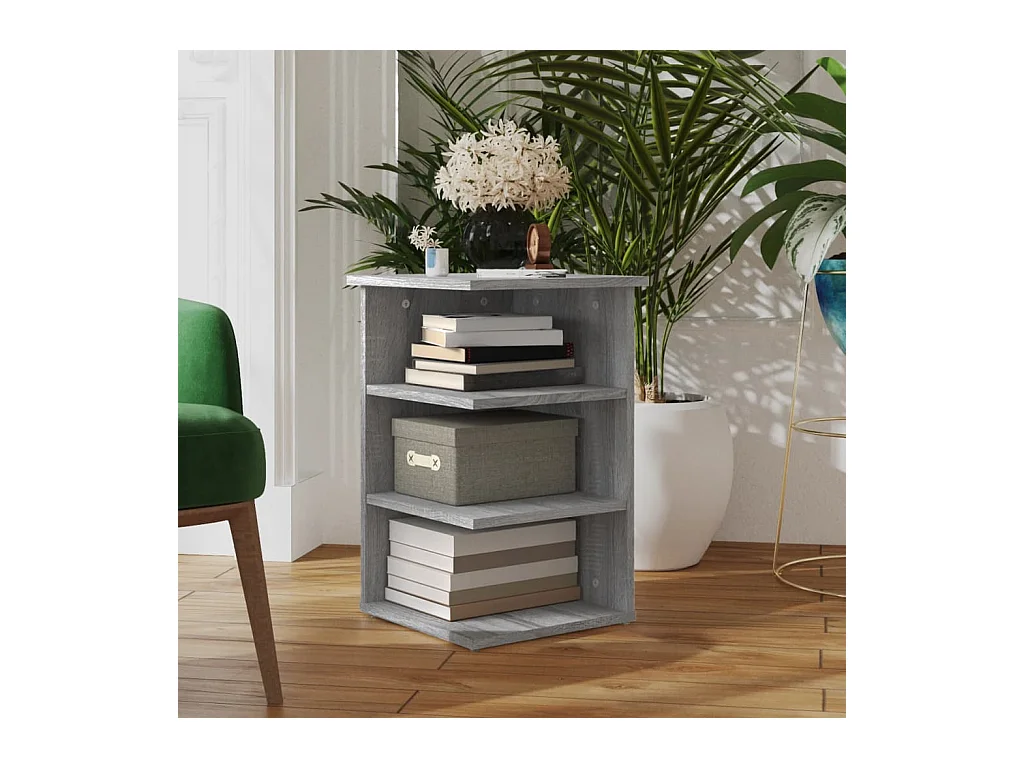 Armoire latérale Sonoma gris 35x35x55 cm Bois d'ingénierie