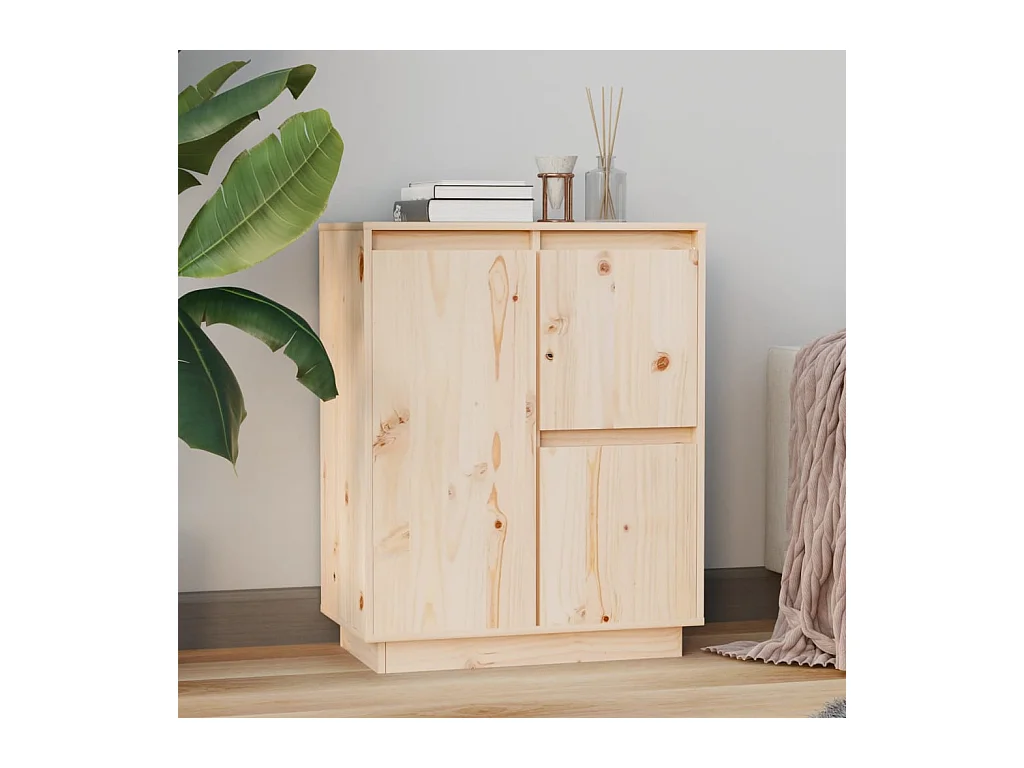 Buffet 60x34x75 cm Bois massif de pin